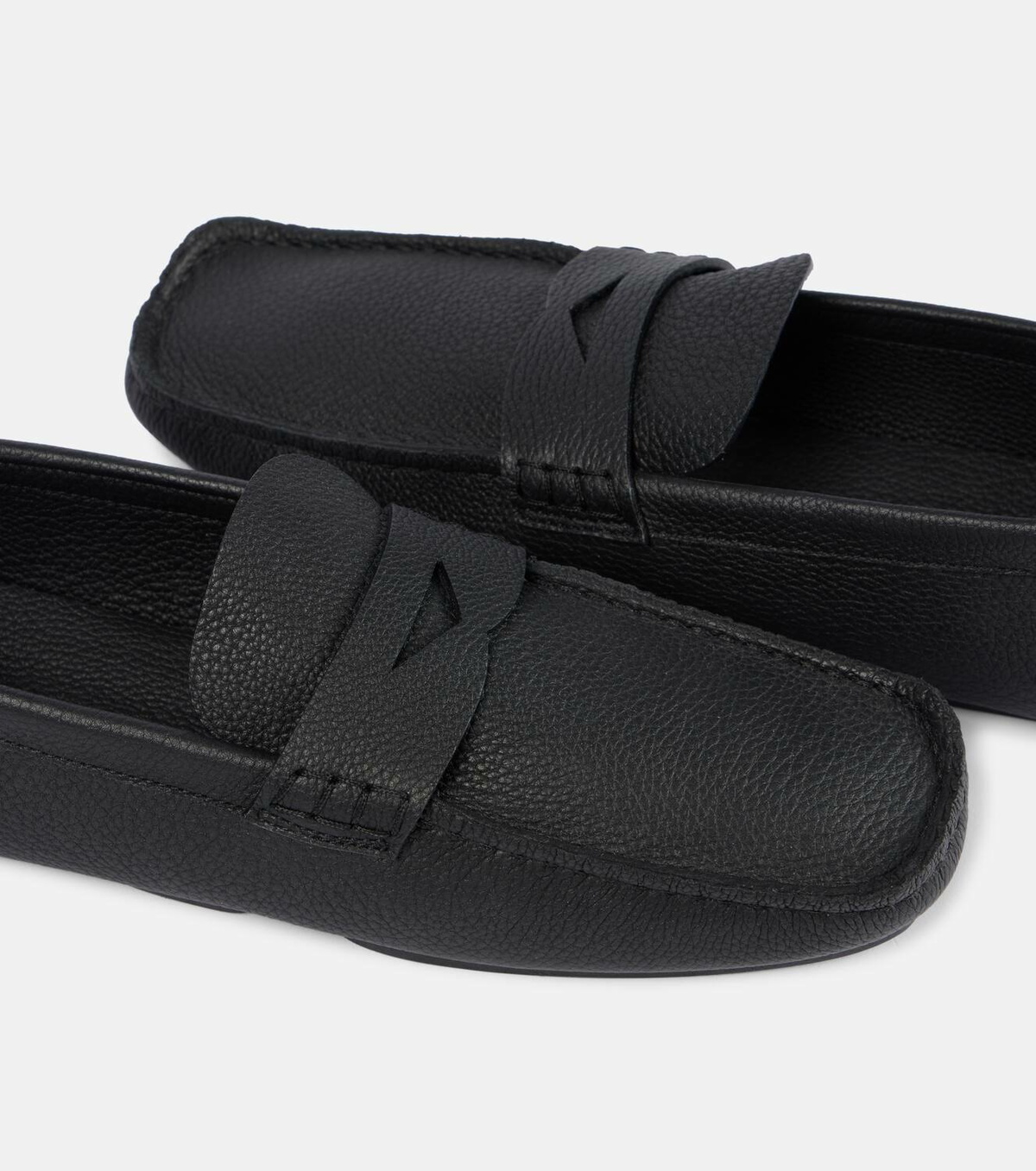 Khaite Billy leather penny loafer