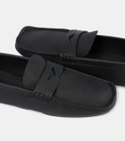 Khaite Billy leather penny loafer