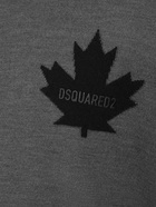 DSQUARED2 D2 Leaf Wool Crewneck Sweater