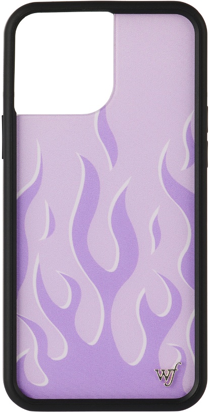 Photo: Wildflower Purple Lavender Flames iPhone 13 Pro Max Case