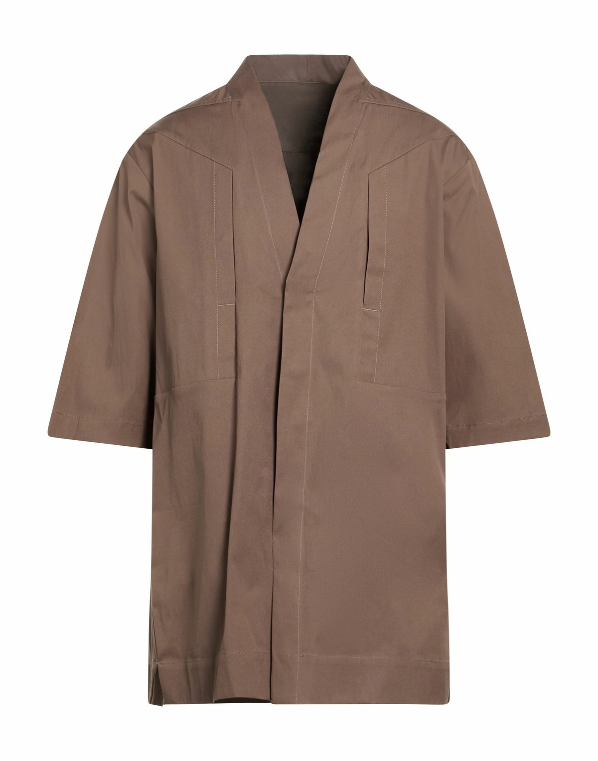 Rick Owens Mens Shirt Khaki