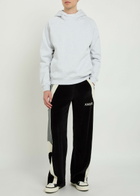 Amiri Colour-blocked Velour Track Pants Black