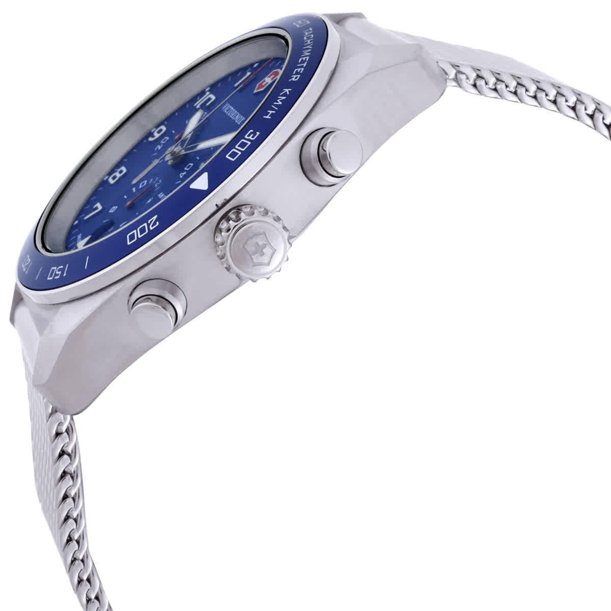 Victorinox Swiss Army Chronograph Quartz Blue Dial Mens Watch 242049