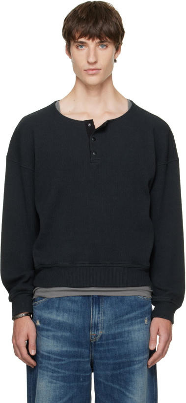 Photo: OUR LEGACY Black Ballon Henley