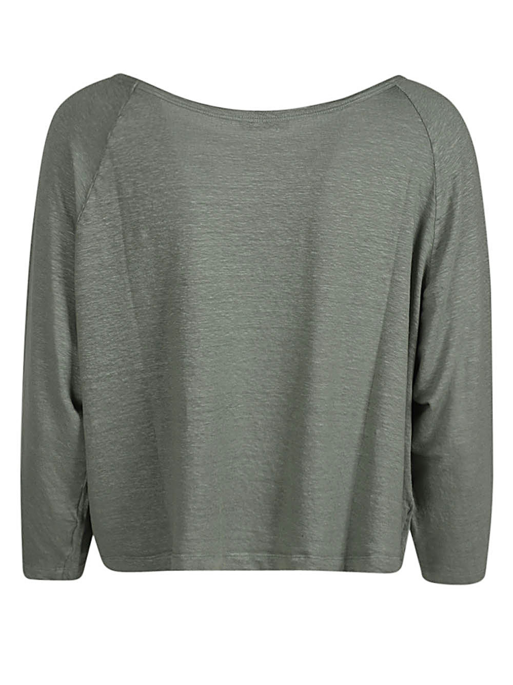 Boat Neck Sweater w/ Front Pocket