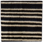 Luna Del Pinal Off-White & Black Momostenango Floor Cushion Cover