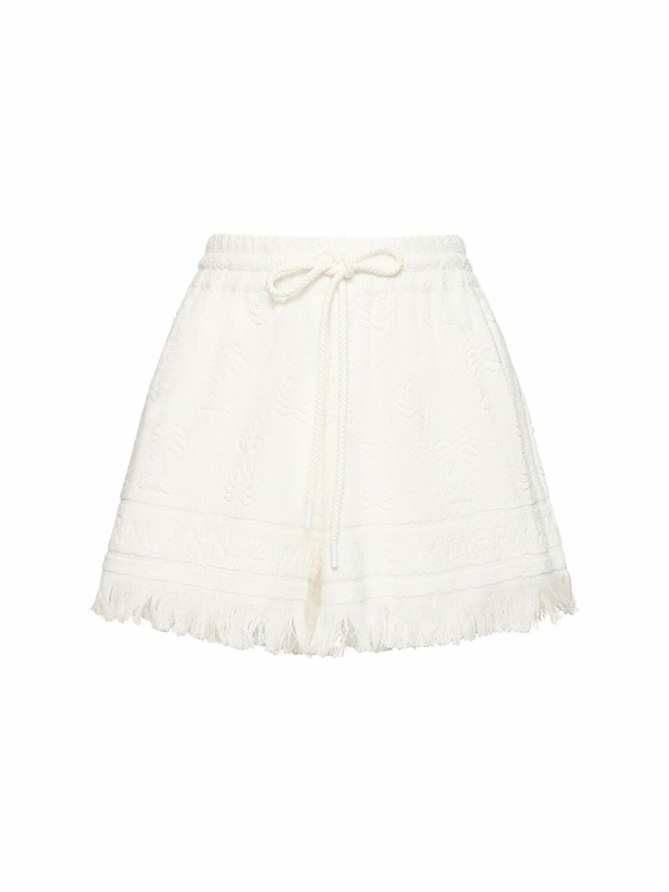 Photo: ZIMMERMANN - Alight Cotton Toweling Shorts