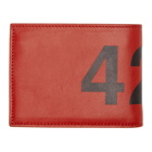424 Red Leather Wallet