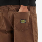 Fucking Awesome Men's Canvas Double Knee Shorts in Brown