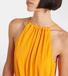 Proenza Schouler Lenny belted jersey maxi dress