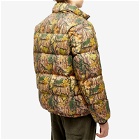 Gramicci Men's Down Puffer Jacket in Leaf Camo