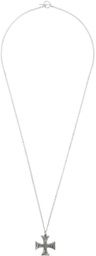 Enfants Riches Déprimés Silver Cross Necklace
