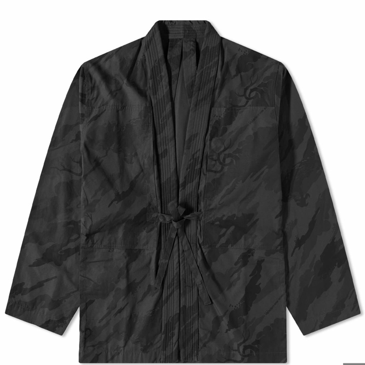 Photo: Maharishi Men's Camo Utility Kimono Overshirt in Subdued Night
