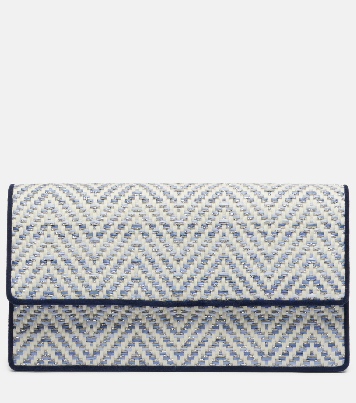 Manolo Blahnik Capripla raffia clutch