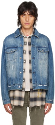 Ksubi Blue Classic Denim Jacket