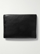 SAINT LAURENT - Logo-Debossed Textured-Leather Pouch