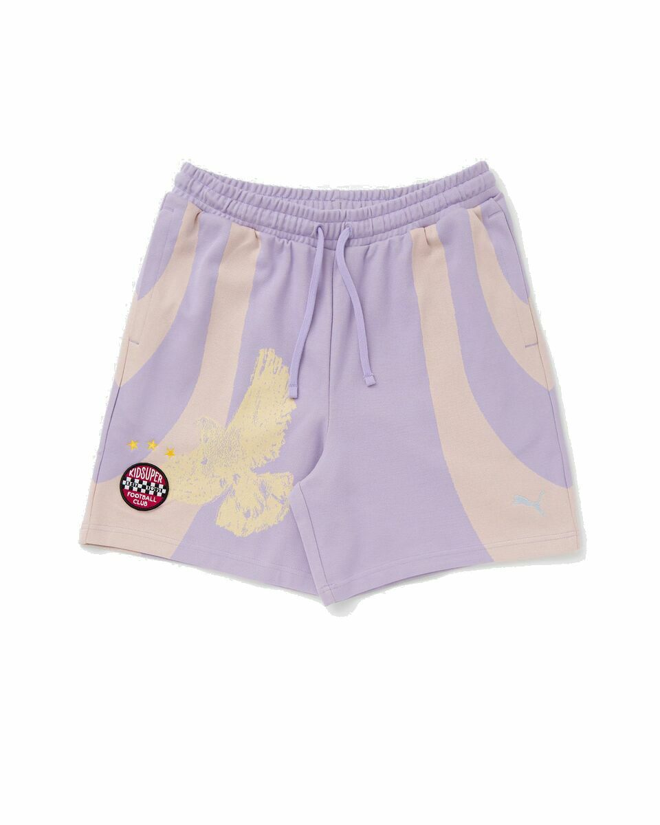 Photo: Puma X Kidsuper Shorts Purple - Mens - Casual Shorts