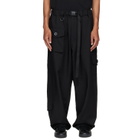 Y-3 Black Sport Uniform Tapered Cargo Pants