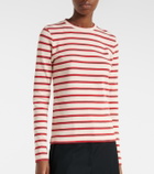 Jil Sander Striped cotton T-shirt