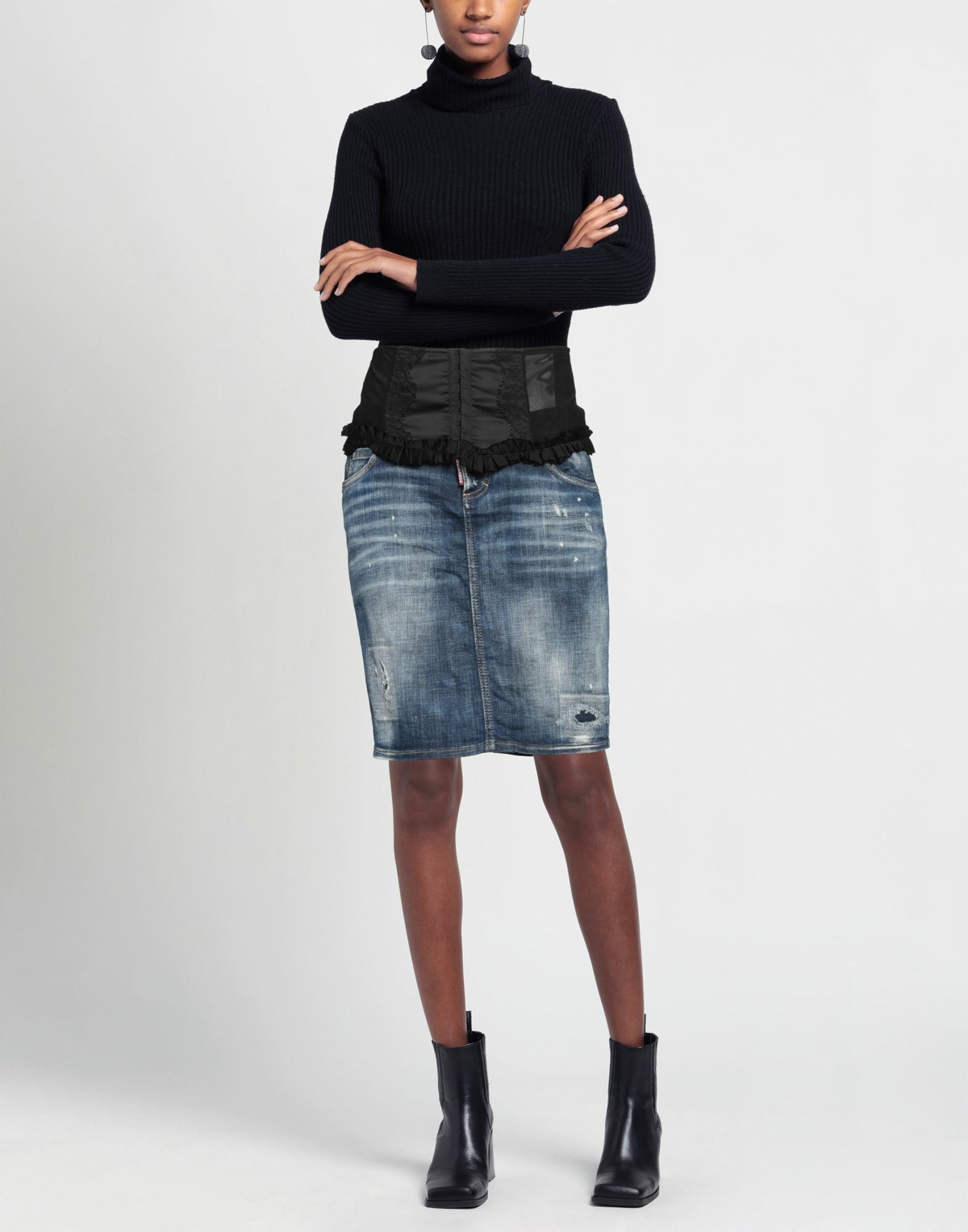 Dsquared2 Womens Denim skirt in Blue