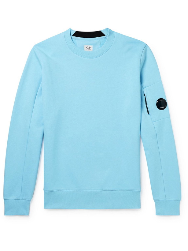 Photo: C.P. Company - Cotton-Jersey Sweatshirt - Blue