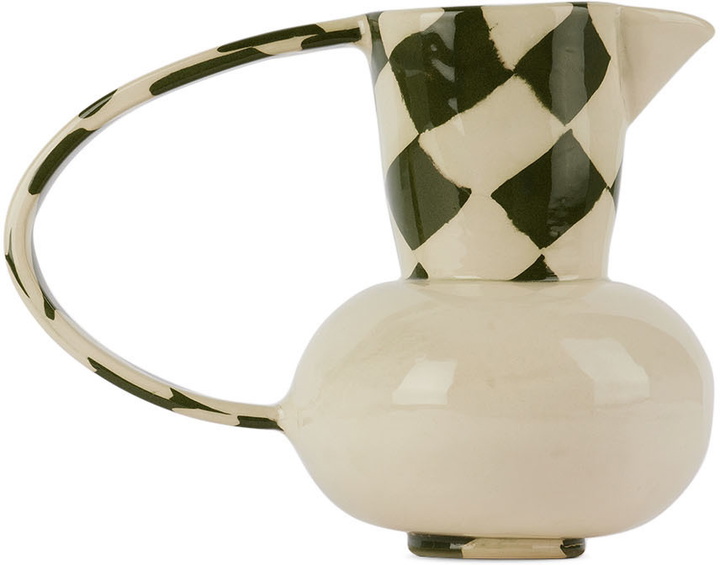 Photo: Henry Holland Studio Green & White Check Water Jug