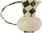 Henry Holland Studio Green & White Check Water Jug