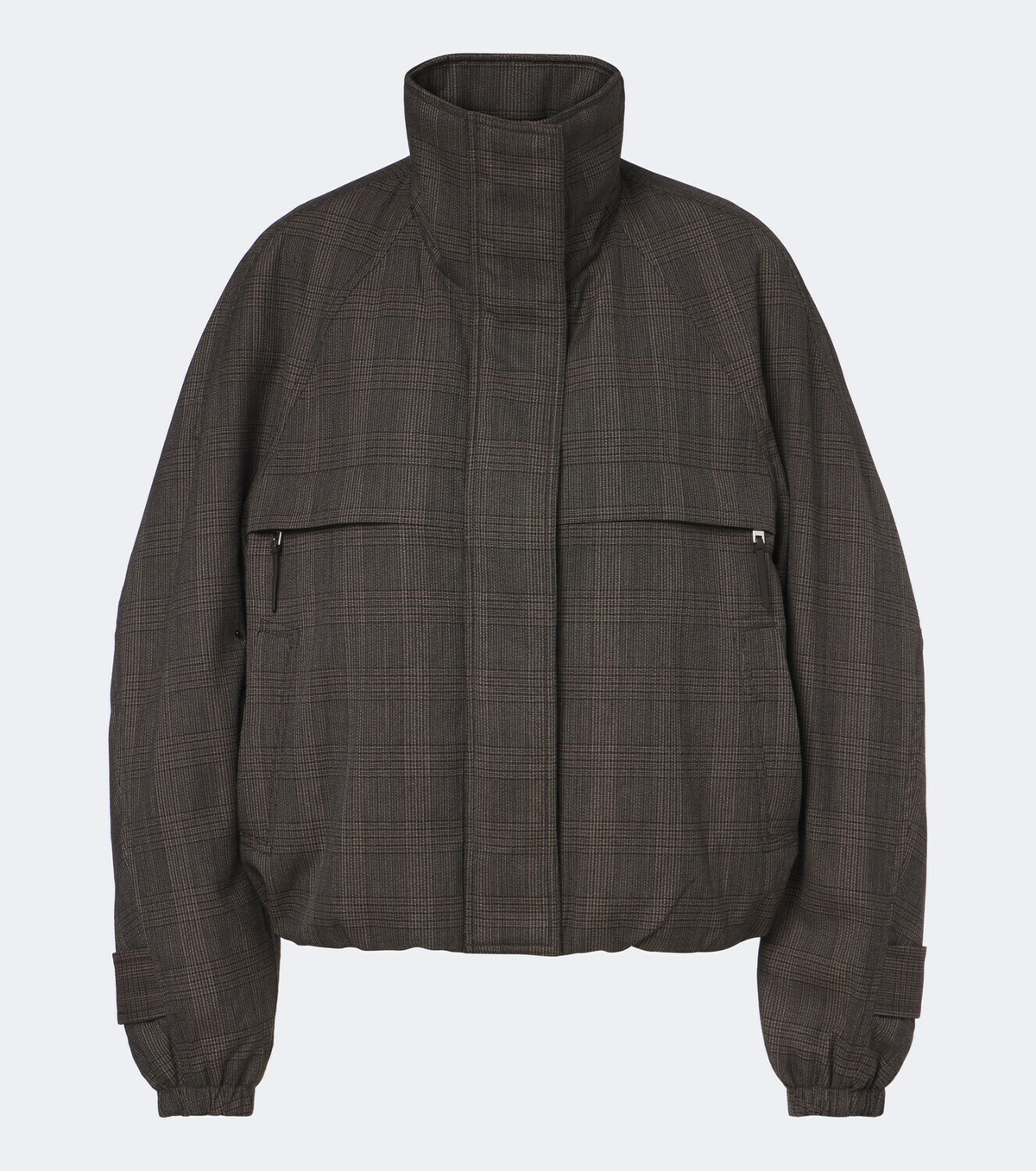 Acne Studios Prince of Wales check wool-blend jacket