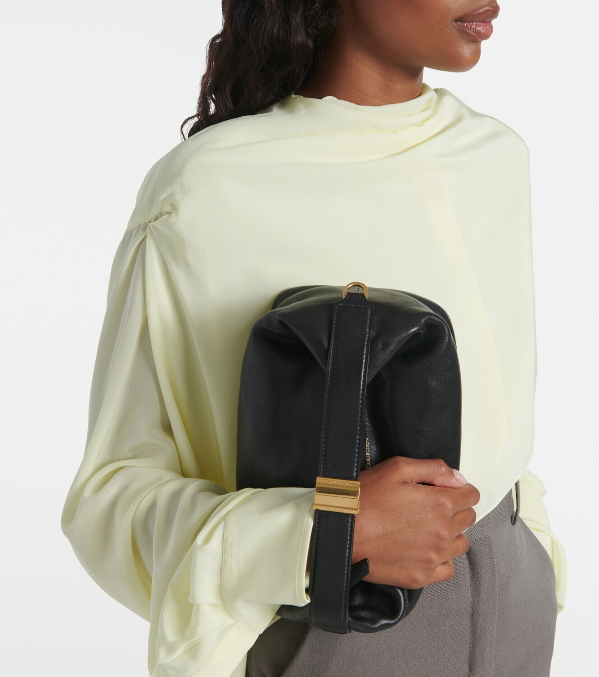 Calvin Klein Collection Andy Small leather shoulder bag