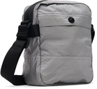 Stone Island Silver 9200015 Coated Nylon Metal ECONYL Bag