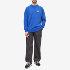 Maison Kitsuné Men's Dressed Fox Patch Classic Sweat in Deep Blue