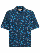 MARNI - Flower Cotton Poplin Boxy S/s Shirt