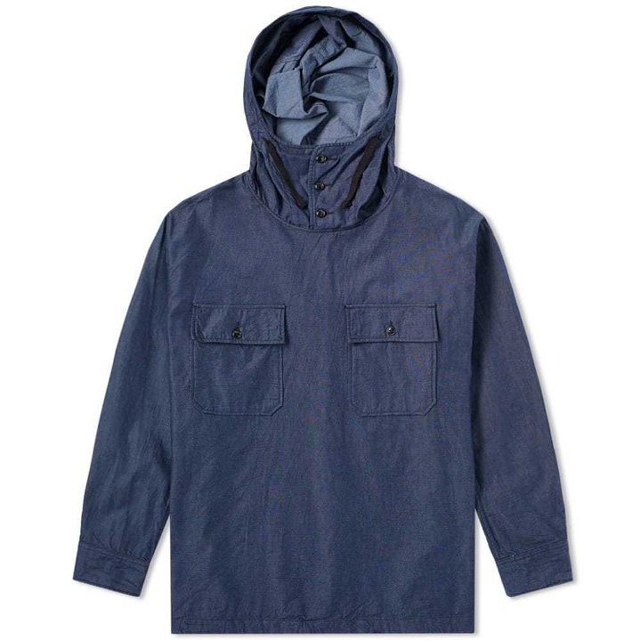 Photo: Engineered Garments Cagoule Shirt Jacket Blue