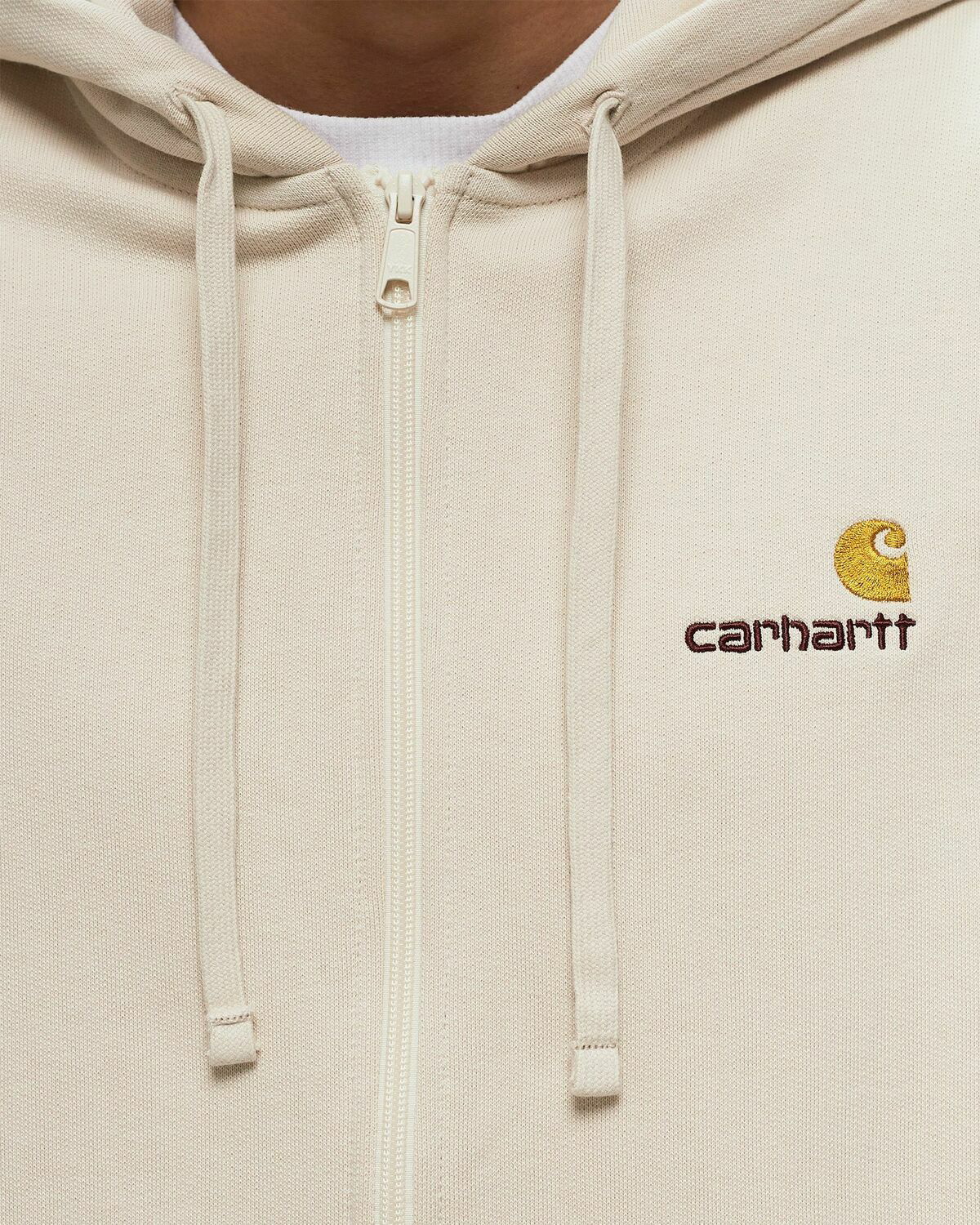 【関税込み】CARHARTT WIP 'American Script' hoodie Beige Carhartt Wip Hooded American Script Jacket Beige Hoodies