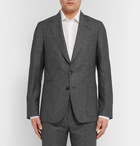 Paul Smith - Dark-Grey Soho Slim-Fit Mélange Wool and Silk-Blend Suit Jacket - Men - Gray