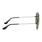 Ray-Ban Gunmetal and Black Pilot Aviator Sunglasses