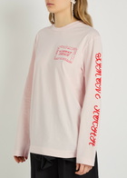 Simone Rocha Pillowcase Printed Cotton T-shirt Pink