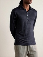 Massimo Alba - Raya Slim-Fit Linen Polo Shirt - Blue