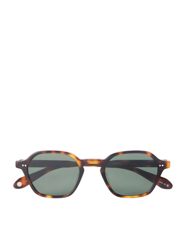 Photo: Garrett Leight California Optical - Temescal Hexagon-Frame Acetate Sunglasses