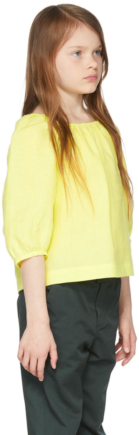 Bonpoint Kids Yellow Anastide Blouse