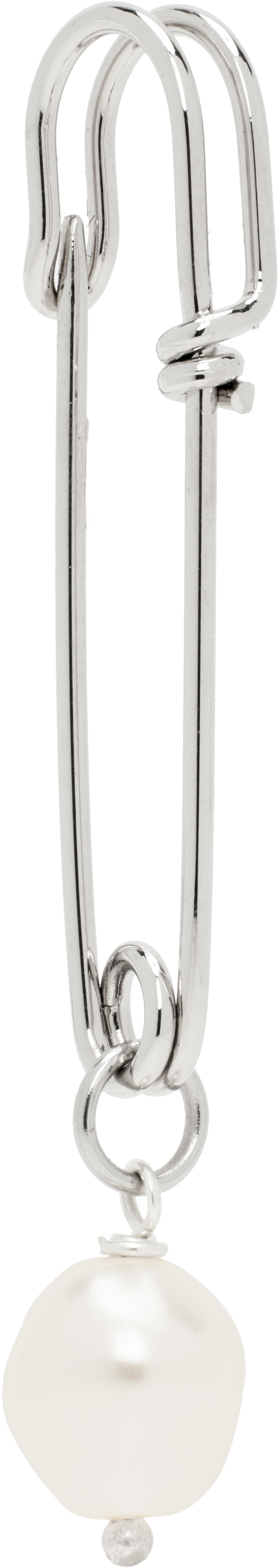 Justine Clenquet Silver Chelsea Single Earring