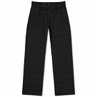 Balmain Men's Regular Denim Jeans in Black Wash