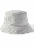 Baracuta - Slowboy Logo-Embroidered Cotton-Twill Bucket Hat - Gray