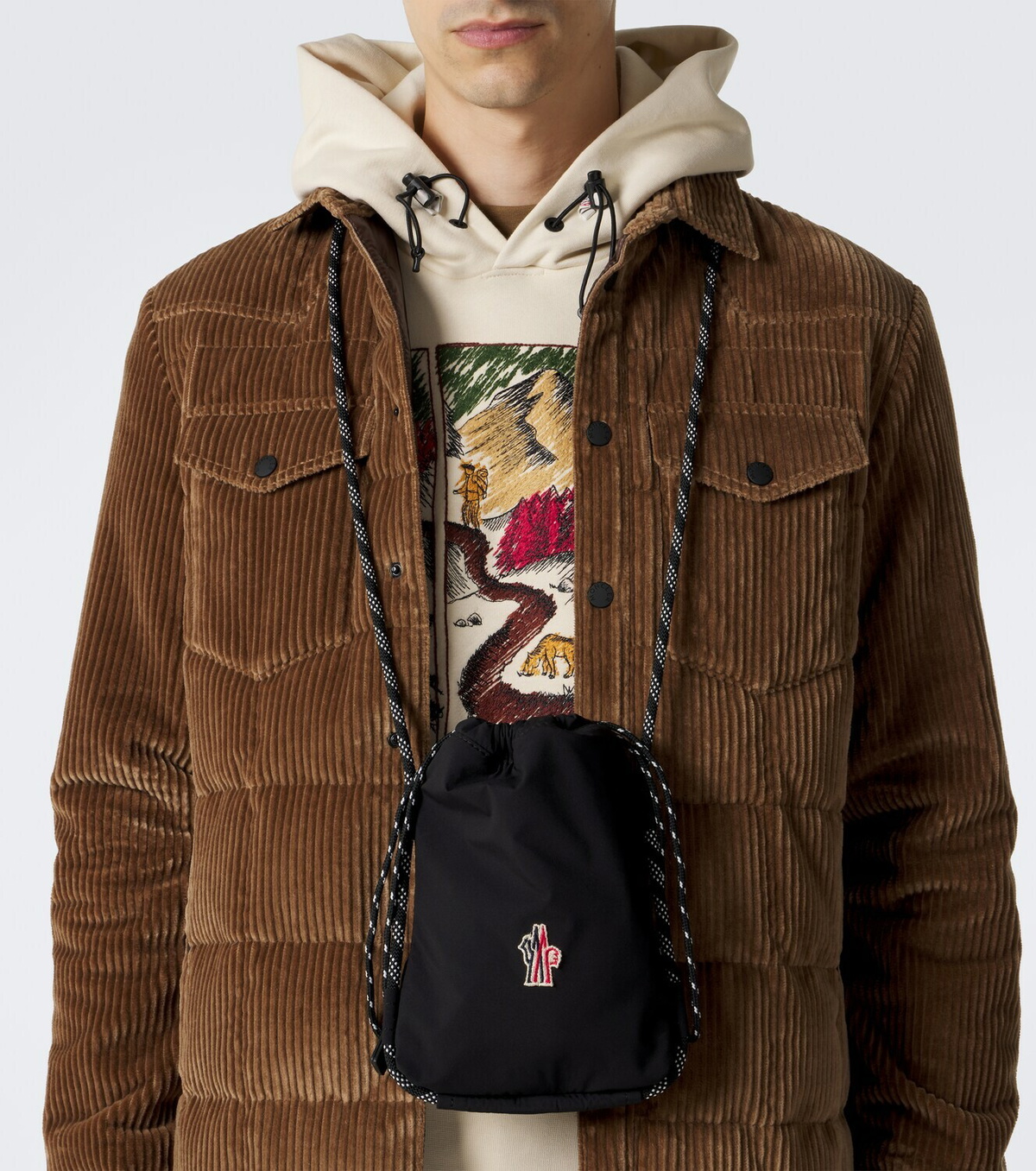 Moncler Grenoble Makaio logo crossbody bag