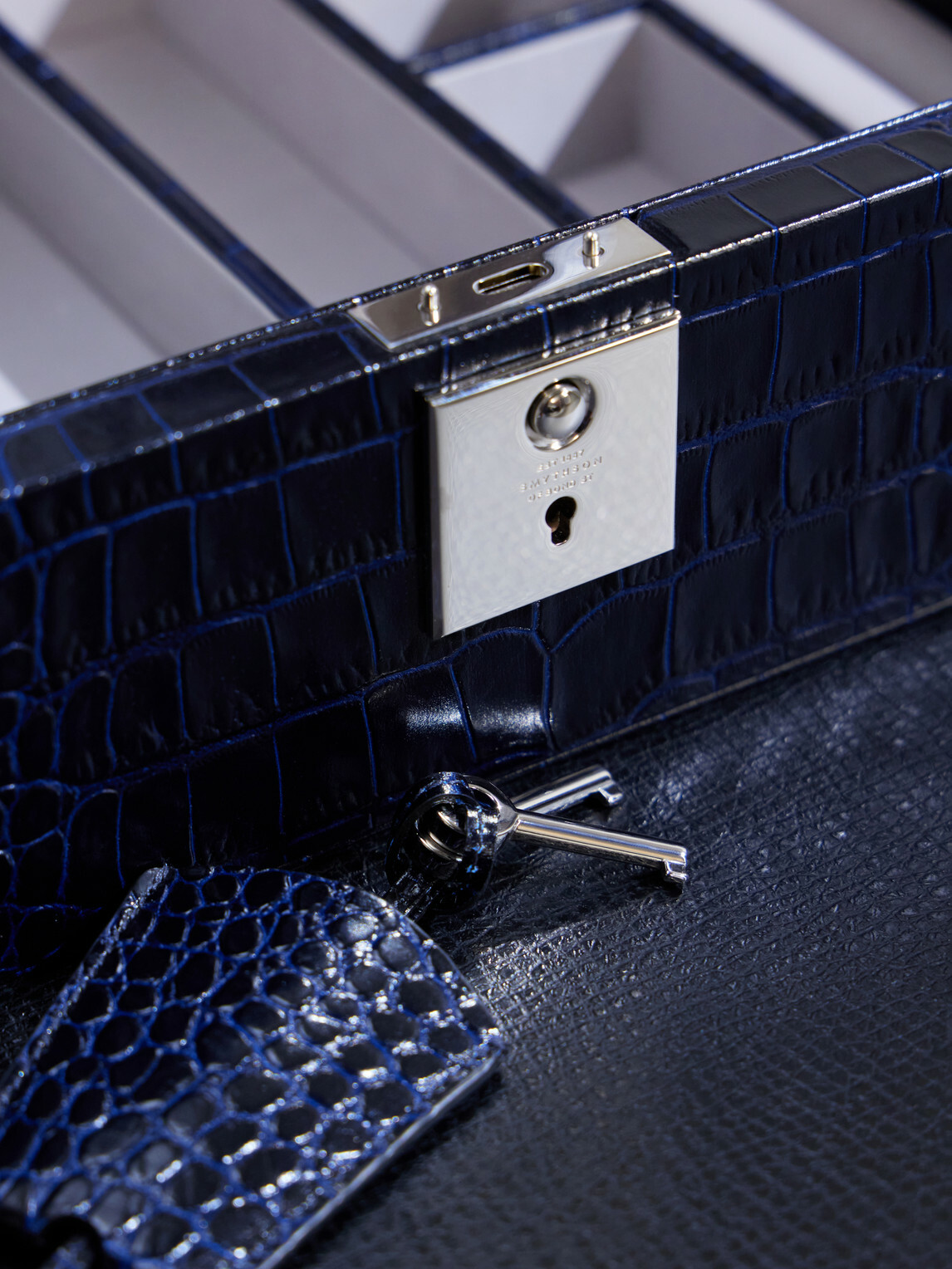 Smythson - Panama Cross-Grain Leather Jewellery Box