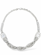 ALESSANDRA RICH - Crystal Braid Collar Necklace