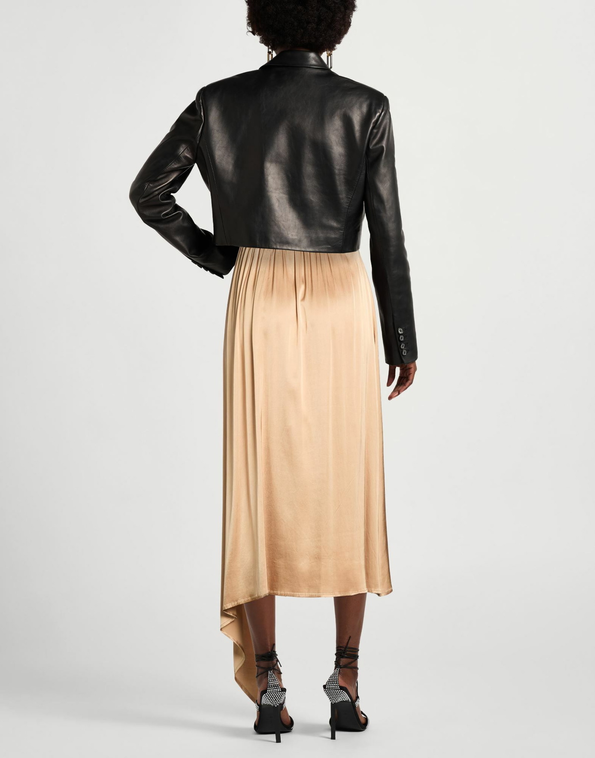 Manila Grace Womens Maxi skirt Camel