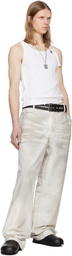 Alexander Digenova White Layered Tank Top