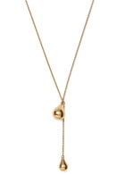 Otiumberg Lariat Pebble 14kt Gold Vermeil Necklace - One Size