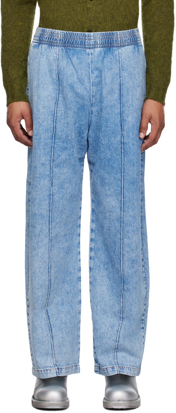 Acne Studios Blue Faded Jeans Acne Studios